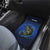 Custom Jumping Bass Fishing Car Mats with Water Splash and Lightning Background - Wonder Print Shop
