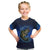 Custom Jumping Bass Fishing Kid T Shirt with Water Splash and Lightning Background - Wonder Print Shop