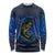 Custom Jumping Bass Fishing Long Sleeve Shirt with Water Splash and Lightning Background - Wonder Print Shop