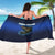 Custom Jumping Bass Fishing Sarong with Water Splash and Lightning Background - Wonder Print Shop