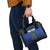 Custom Jumping Bass Fishing Shoulder Handbag with Water Splash and Lightning Background - Wonder Print Shop
