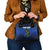 Custom Jumping Bass Fishing Shoulder Handbag with Water Splash and Lightning Background - Wonder Print Shop