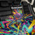 Colorful Bowling Ball and Pins Graphic Back Car Seat Cover Custom with Paint Splash - Wonder Print Shop