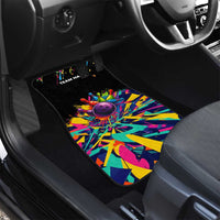 Colorful Bowling Ball and Pins Graphic Car Mats Custom with Paint Splash - Wonder Print Shop