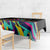 Colorful Bowling Ball and Pins Graphic Tablecloth Custom with Paint Splash - Wonder Print Shop
