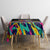 Colorful Bowling Ball and Pins Graphic Tablecloth Custom with Paint Splash - Wonder Print Shop