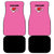 Pink and Black Bowling Car Mats Design with Red Ball and Pins and Custom Team Name Graphic - Wonder Print Shop