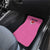 Pink and Black Bowling Car Mats Design with Red Ball and Pins and Custom Team Name Graphic - Wonder Print Shop