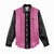 Pink and Black Bowling Women Casual Shirt Design with Red Ball and Pins and Custom Team Name Graphic - Wonder Print Shop