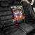 Flaming Bowling Ball Back Car Seat Cover with Strike Explosion and Funny Quote Graphic on Bowling - Wonder Print Shop
