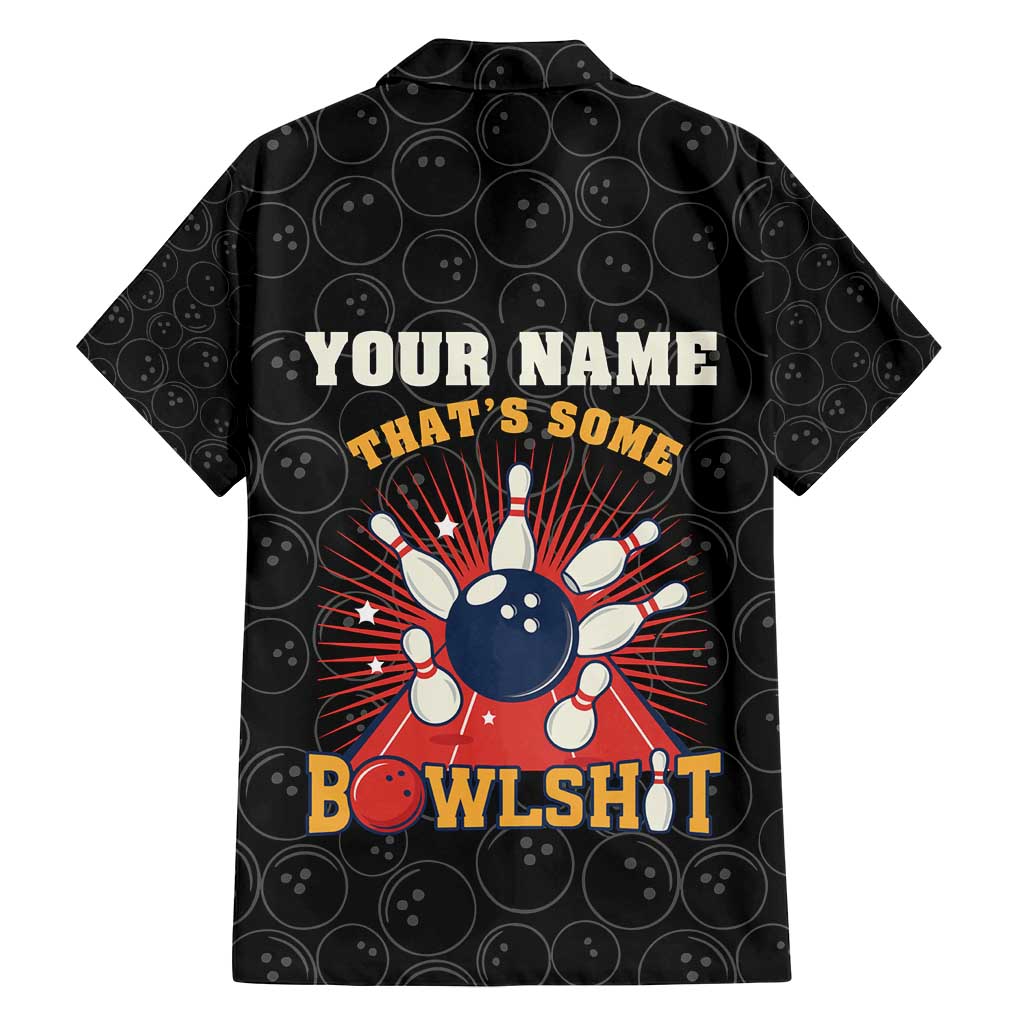 Flaming Bowling Ball Family Matching Long Sleeve Bodycon Dress and Hawaiian Shirt with Strike Explosion and Funny Quote Graphic on Bowling - Wonder Print Shop