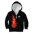 Flaming Bowling Ball Kid Hoodie with Strike Explosion and Funny Quote Graphic on Bowling - Wonder Print Shop