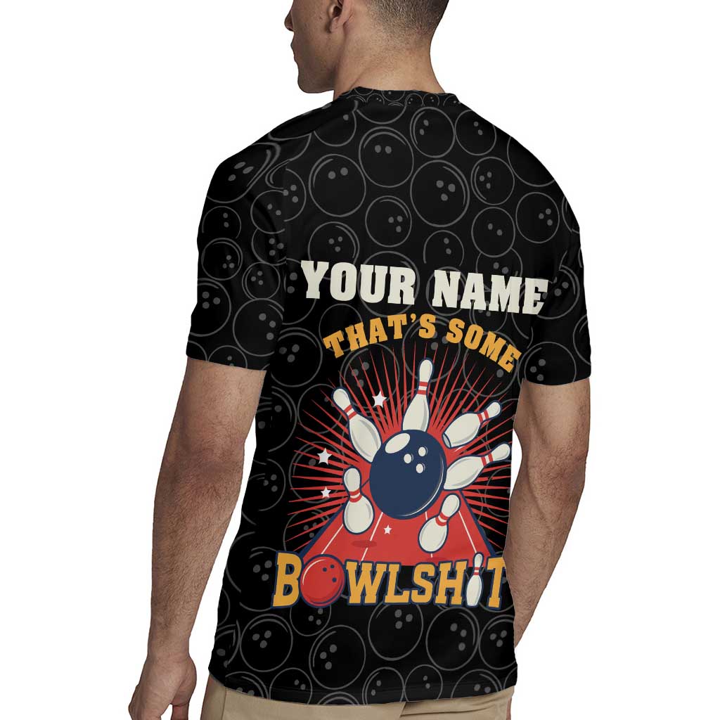 Flaming Bowling Ball Rugby Jersey with Strike Explosion and Funny Quote Graphic on Bowling - Wonder Print Shop