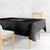 Flaming Bowling Ball Tablecloth with Strike Explosion and Funny Quote Graphic on Bowling - Wonder Print Shop