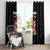 Flaming Bowling Ball Window Curtain with Strike Explosion and Funny Quote Graphic on Bowling - Wonder Print Shop