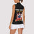Flaming Bowling Ball Women Sleeveless Polo Shirt with Strike Explosion and Funny Quote Graphic on Bowling - Wonder Print Shop