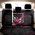 Pink Flaming Bowling Ball and Pins Back Car Seat Cover with Lightning Effect Graphic Design - Wonder Print Shop