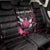 Pink Flaming Bowling Ball and Pins Back Car Seat Cover with Lightning Effect Graphic Design - Wonder Print Shop