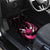 Pink Flaming Bowling Ball and Pins Car Mats with Lightning Effect Graphic Design - Wonder Print Shop