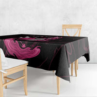 Pink Flaming Bowling Ball and Pins Tablecloth with Lightning Effect Graphic Design - Wonder Print Shop