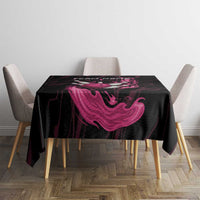 Pink Flaming Bowling Ball and Pins Tablecloth with Lightning Effect Graphic Design - Wonder Print Shop