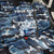 Blue Camouflage Pattern Back Car Seat Cover with Bowling Pins and Ball Graphic Design - Wonder Print Shop