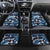 Blue Camouflage Pattern Car Mats with Bowling Pins and Ball Graphic Design - Wonder Print Shop