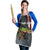 Pike Fishing Apron with American Flag and Realistic Fish Scale Texture Design - Wonder Print Shop