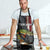Pike Fishing Apron with American Flag and Realistic Fish Scale Texture Design - Wonder Print Shop