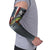 Pike Fishing Arm Sleeves with American Flag and Realistic Fish Scale Texture Design - Wonder Print Shop