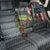 Pike Fishing Back Car Seat Cover with American Flag and Realistic Fish Scale Texture Design - Wonder Print Shop