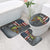 Pike Fishing Bathroom Set with American Flag and Realistic Fish Scale Texture Design - Wonder Print Shop
