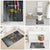 Pike Fishing Bathroom Set with American Flag and Realistic Fish Scale Texture Design - Wonder Print Shop