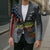 Pike Fishing Blazer with American Flag and Realistic Fish Scale Texture Design - Wonder Print Shop