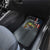 Pike Fishing Car Mats with American Flag and Realistic Fish Scale Texture Design - Wonder Print Shop