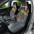 Pike Fishing Car Seat Cover with American Flag and Realistic Fish Scale Texture Design - Wonder Print Shop