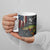 Pike Fishing Ceramic Mug with American Flag and Realistic Fish Scale Texture Design - Wonder Print Shop
