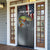 Pike Fishing Door Cover with American Flag and Realistic Fish Scale Texture Design - Wonder Print Shop