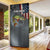 Pike Fishing Door Cover with American Flag and Realistic Fish Scale Texture Design - Wonder Print Shop