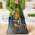 Pike Fishing Grocery Bag with American Flag and Realistic Fish Scale Texture Design - Wonder Print Shop