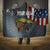 Pike Fishing Hooded Blanket with American Flag and Realistic Fish Scale Texture Design - Wonder Print Shop