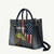 Pike Fishing Leather Bag with American Flag and Realistic Fish Scale Texture Design - Wonder Print Shop