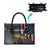 Pike Fishing Leather Bag with American Flag and Realistic Fish Scale Texture Design - Wonder Print Shop
