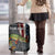 Pike Fishing Luggage Cover with American Flag and Realistic Fish Scale Texture Design - Wonder Print Shop