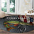 Pike Fishing Round Carpet with American Flag and Realistic Fish Scale Texture Design - Wonder Print Shop