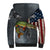 Pike Fishing Sherpa Hoodie with American Flag and Realistic Fish Scale Texture Design - Wonder Print Shop