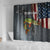 Pike Fishing Shower Curtain with American Flag and Realistic Fish Scale Texture Design - Wonder Print Shop