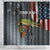 Pike Fishing Shower Curtain with American Flag and Realistic Fish Scale Texture Design - Wonder Print Shop