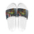 Pike Fishing Slide Sandals with American Flag and Realistic Fish Scale Texture Design - Wonder Print Shop