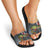 Pike Fishing Slide Sandals with American Flag and Realistic Fish Scale Texture Design - Wonder Print Shop